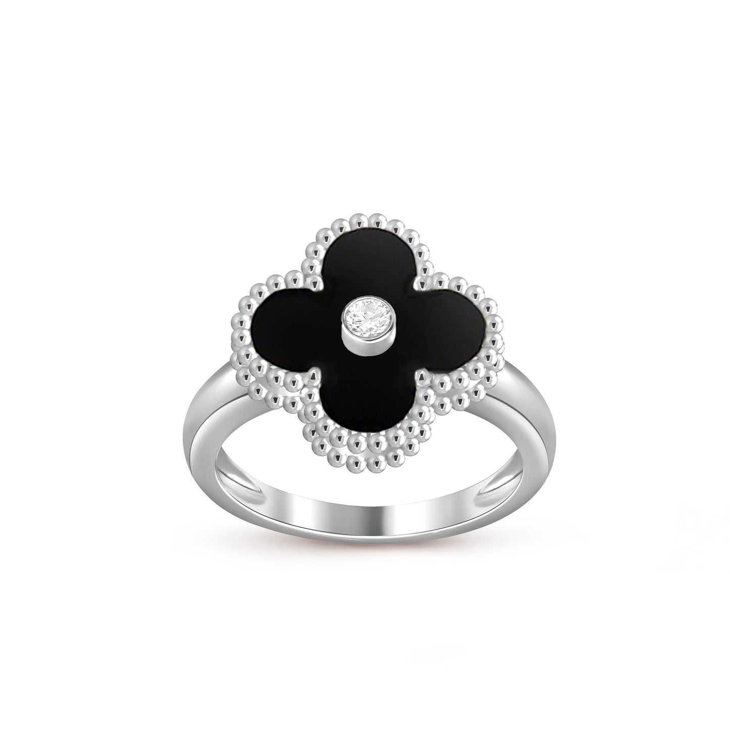 [ORA]CLOVER SILVER DIOMND RING COLLECTION