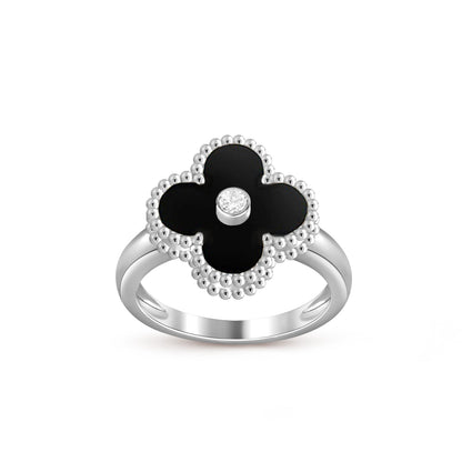[ORA]CLOVER SILVER DIOMND RING COLLECTION