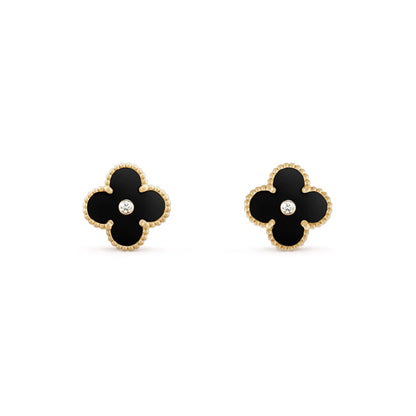 [ORA]CLOVER  15MM DIAMOND EARRINGS COLLECTION