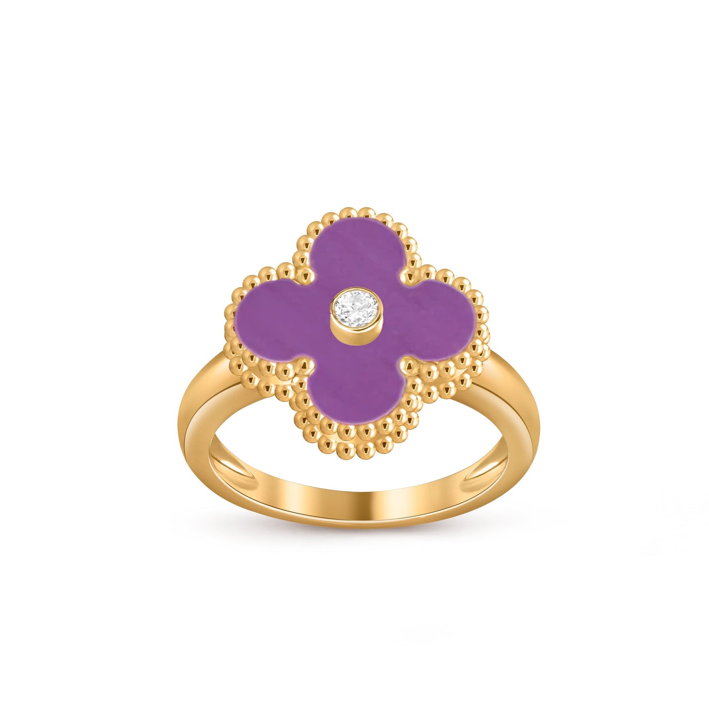[ORA]CLOVER DIAMOND RING GOLD COLLECTION