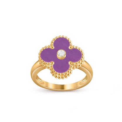 [ORA]CLOVER DIAMOND RING GOLD COLLECTION