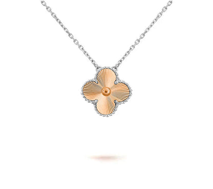 [ORA]CLOVER 15MM NECKLACE SILVER COLLECTION