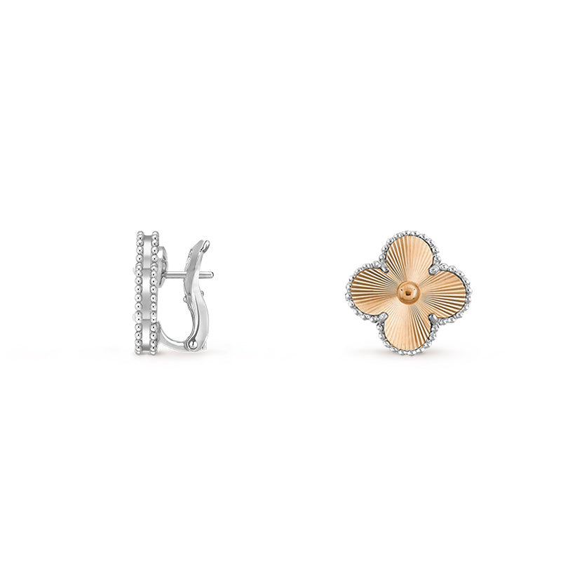 [ORA]CLOVER SILVER 15MM MOP EARRINGS COLLECTION