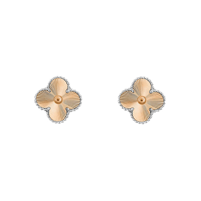 [ORA]CLOVER SILVER 15MM EARRINGS COLLECTION