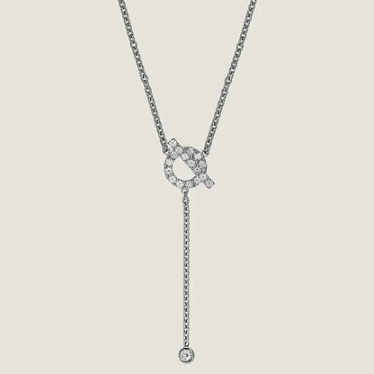 [ORA]FINESSE SILVER DIAMOND NECKLACE