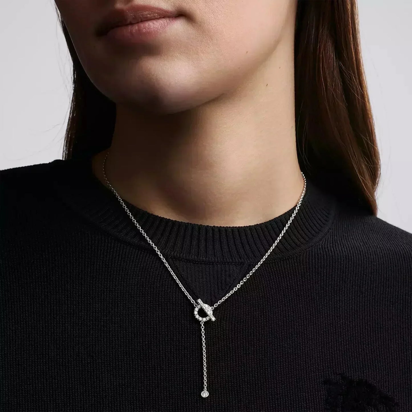 [ORA]FINESSE SILVER DIAMOND NECKLACE