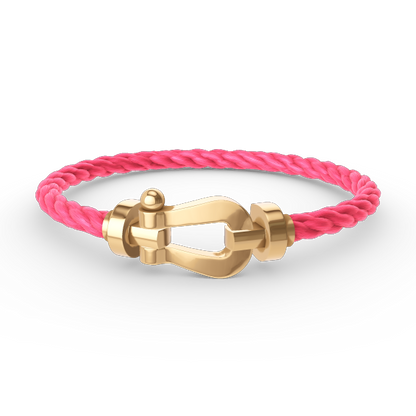 [ORA]FORCE LARGE HORSESHOE NO DIAMOND BRACELET GOLD