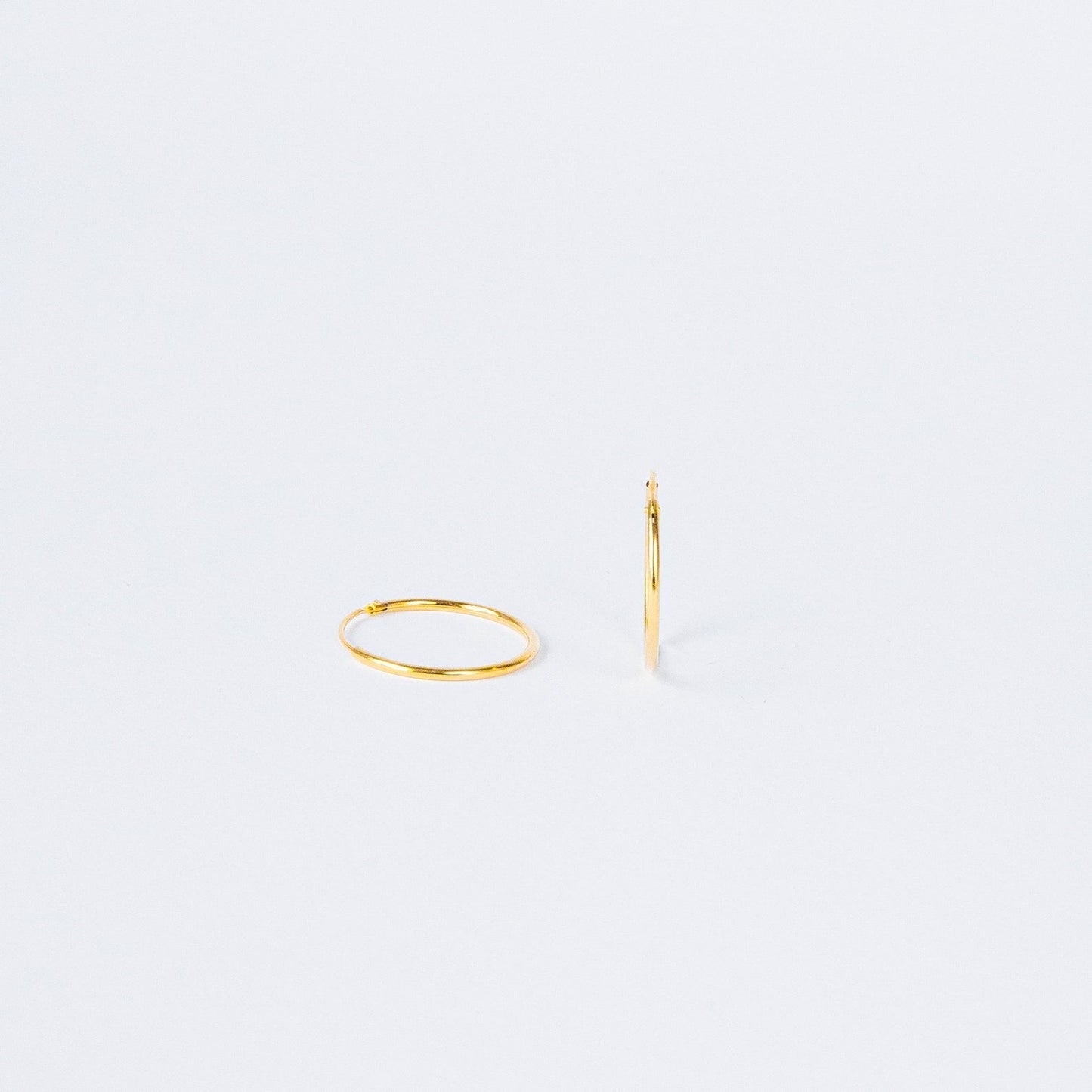 Thin Hoop Earrings