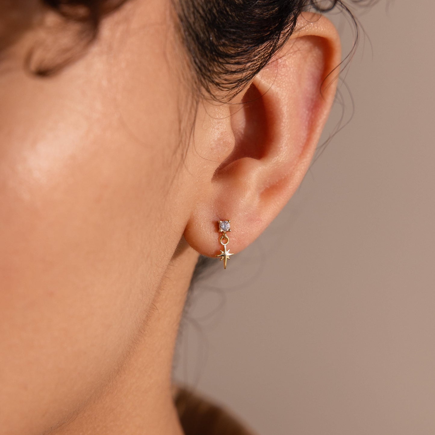 Diamond Star Flatback Studs