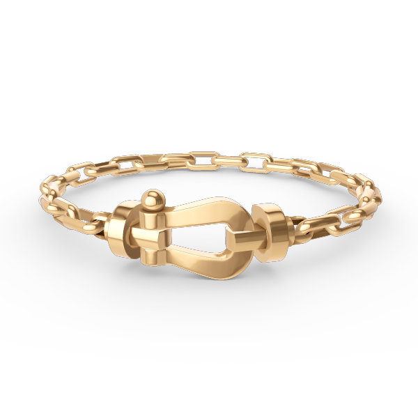 [ORA]FORCE LARGE HORSESHOE CLASP  METAL BRACELET