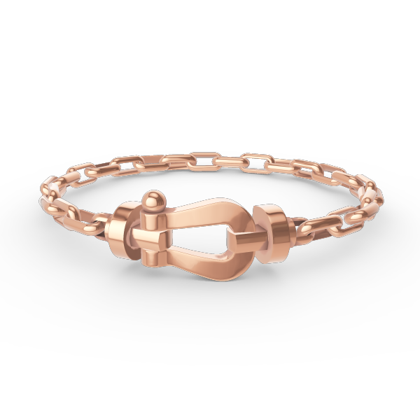 [ORA]FORCE LARGE HORSESHOE CLASP  METAL BRACELET