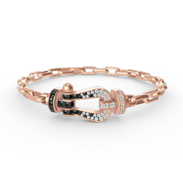 [ORA]FORCE LARGE HORSESHOE CLASP  METAL BRACELET