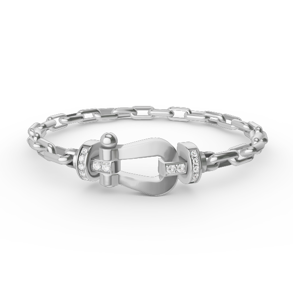 [ORA]FORCE LARGE HORSESHOE CLASP  METAL BRACELET