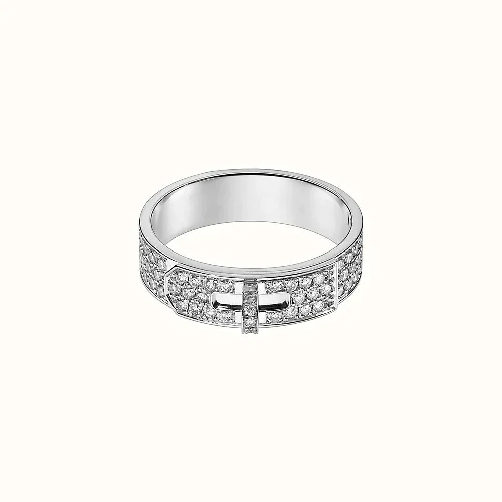 [ORA]KELLY SILVER DIAMOND RING