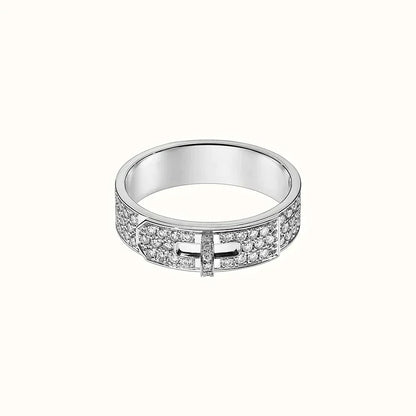 [ORA]KELLY SILVER DIAMOND RING