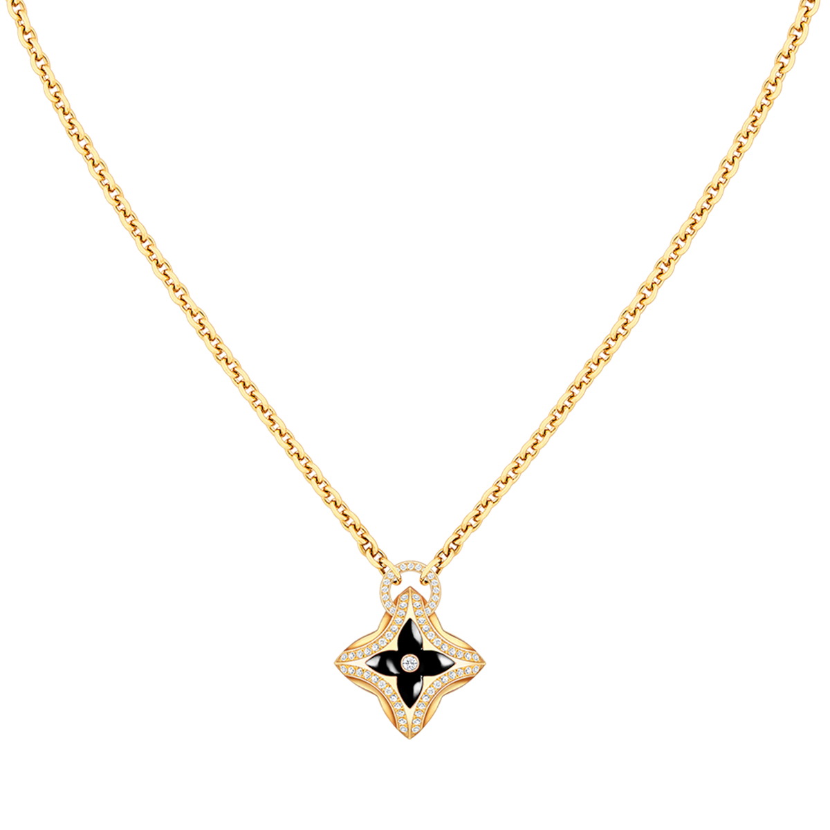 [ORA]STAR ANHÄNGER HALSKETTE IN ROSÉGOLD MIT DIAMANTEN