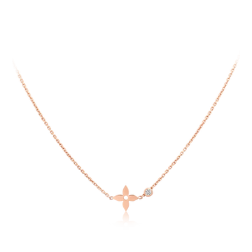 [ORA]BLOSSOM PENDANT PINK GOLD AND DIAMOND