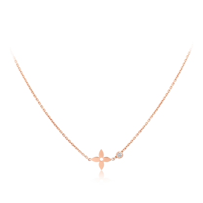 [ORA]BLOSSOM PENDANT PINK GOLD AND DIAMOND