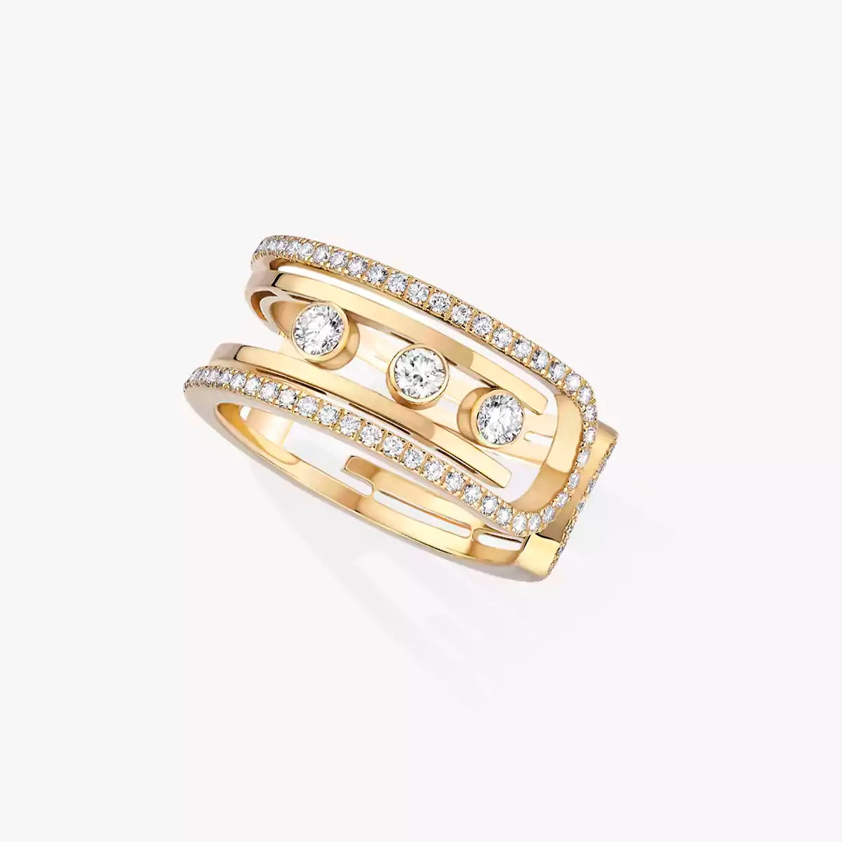 [ORA]Move 10th Diamond Ring in Gold