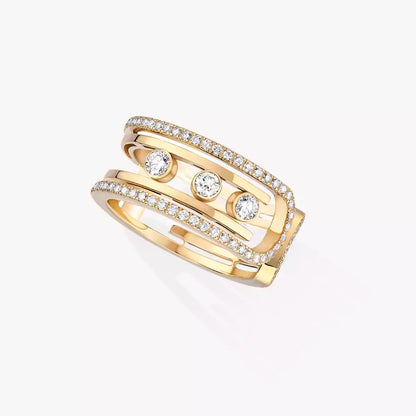 [ORA]Move 10th Diamond Ring in Gold