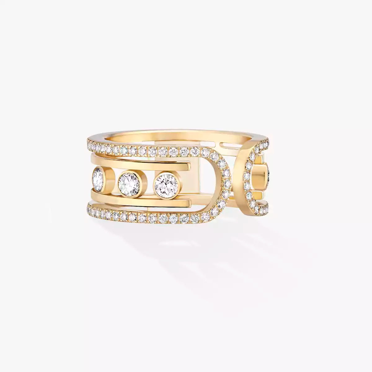 [ORA]Move 10th Diamond Ring in Gold