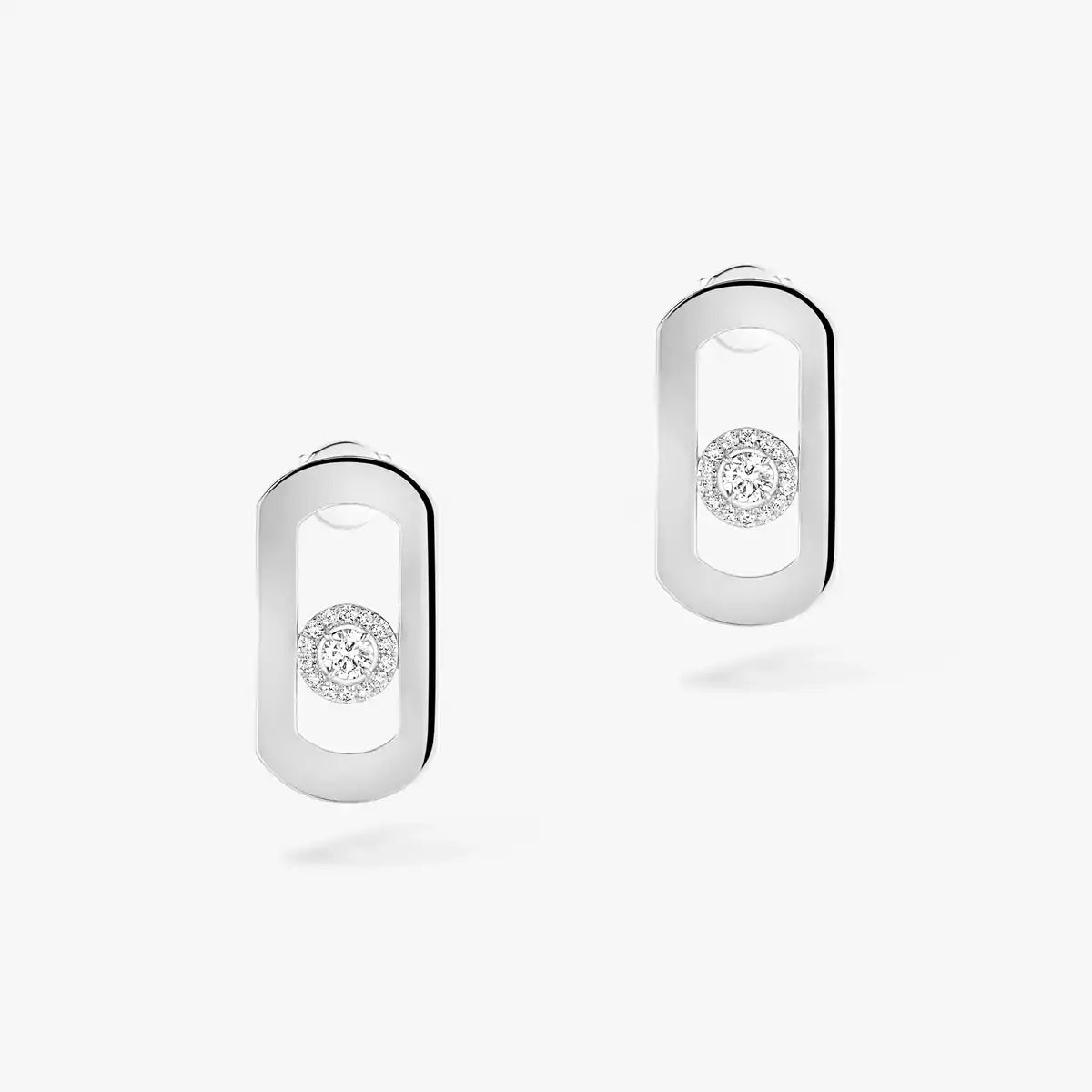 [ORA]So Move Diamond Earrings in Yellow Gold