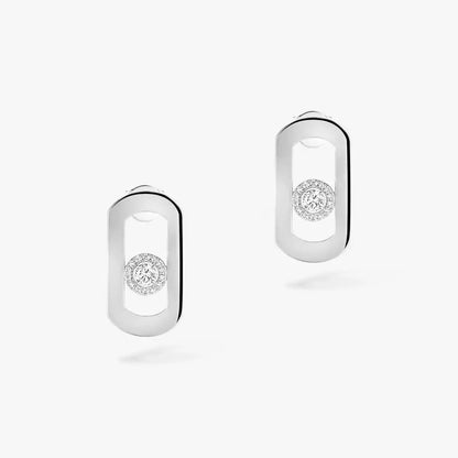 [ORA]So Move Diamond Earrings in Yellow Gold