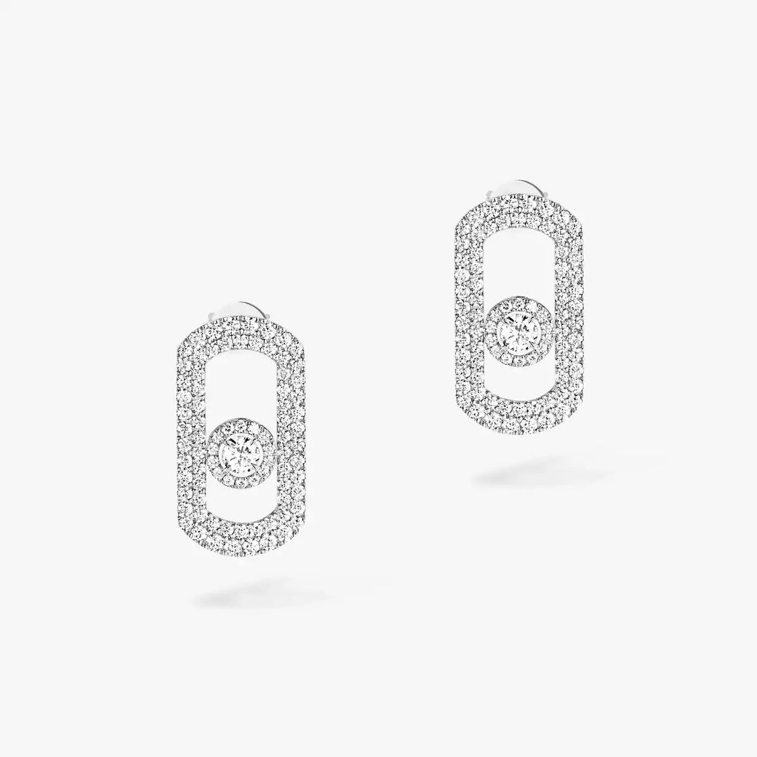 [ORA]So Move Pavé_-Diamantohrringe in Silber