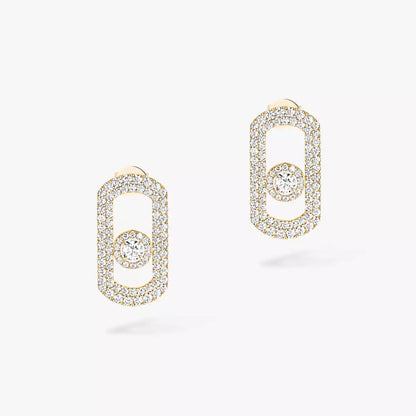 [ORA]So Move Pave_-Set Diamond Earrings in Silver