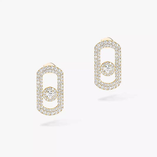 [ORA]So Move Pave_-Set Diamond Earrings in Silver