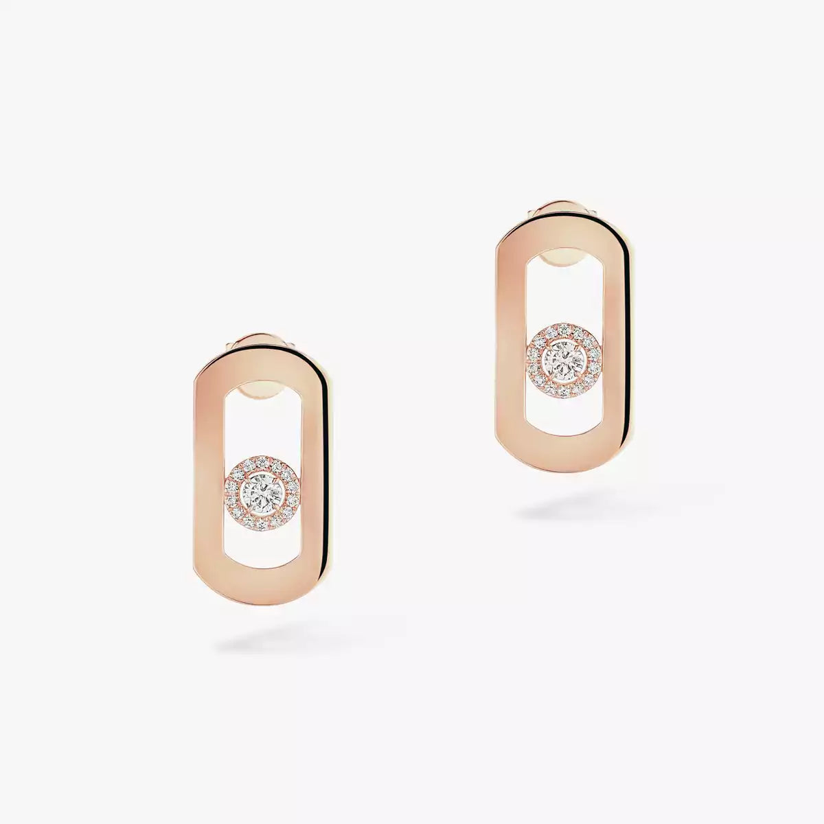 [ORA]So Move Diamond Earrings in Yellow Gold