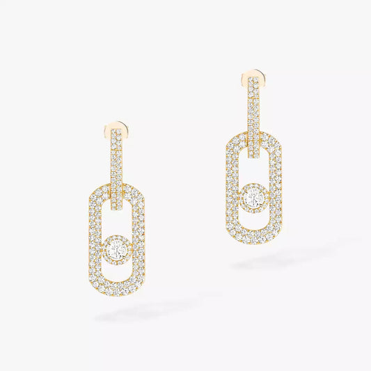 [ORA]So Move XL Pave_-Set Diamond Pendant Earrings