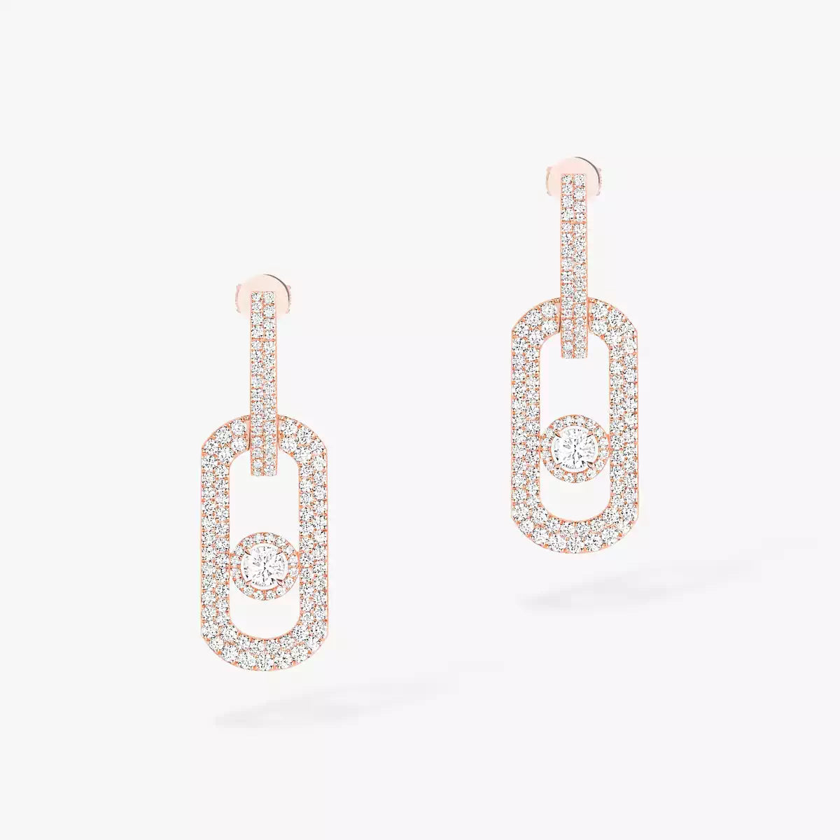 [ORA]So Move XL Pave_-Set Diamond Pendant Earrings