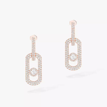 [ORA]So Move XL Pave_-Set Diamond Pendant Earrings