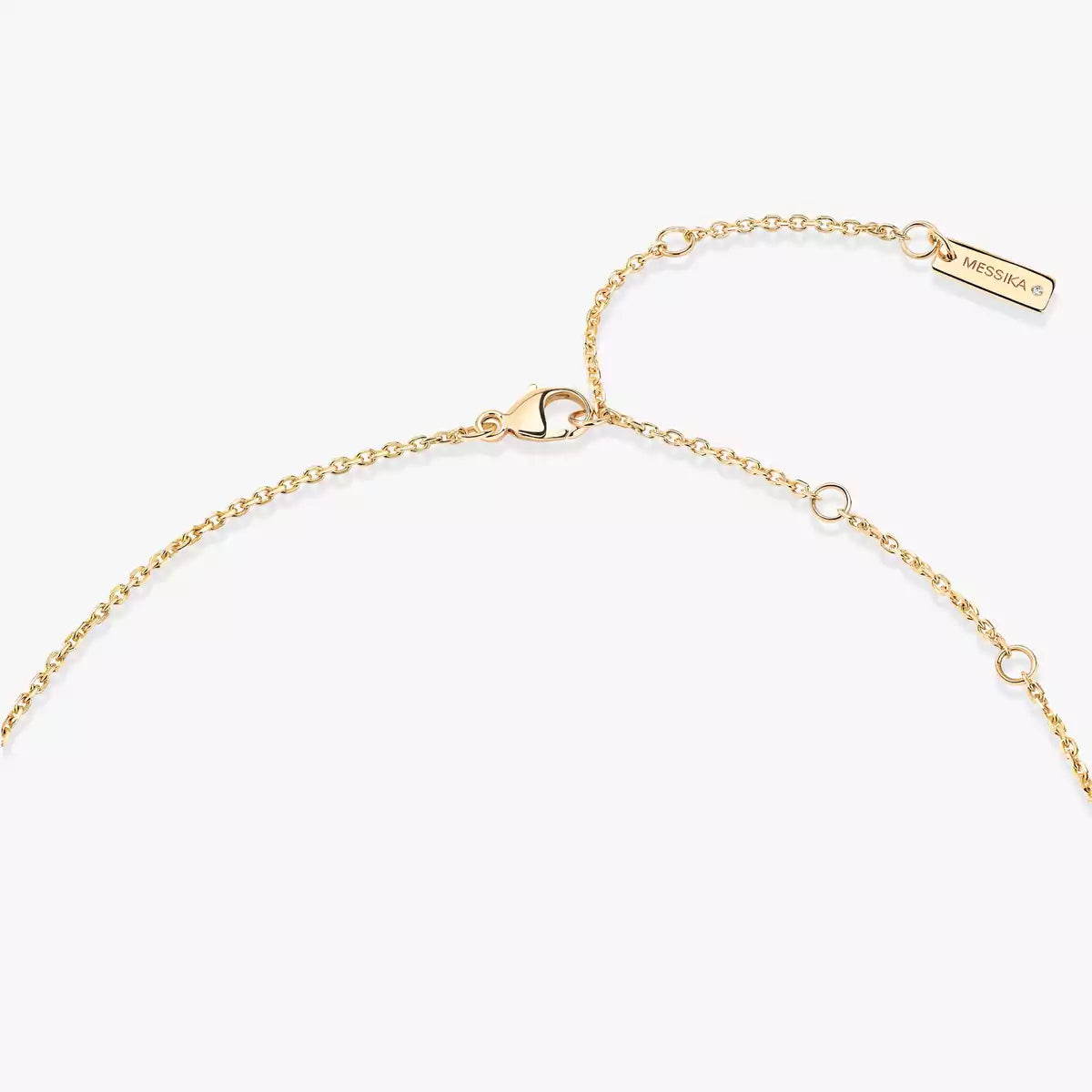 [ORA]Lucky Eye Diamond Necklace in Rose Gold and Turquoise