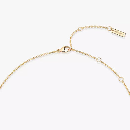 [ORA]Lucky Eye Diamond Necklace in Rose Gold and Turquoise