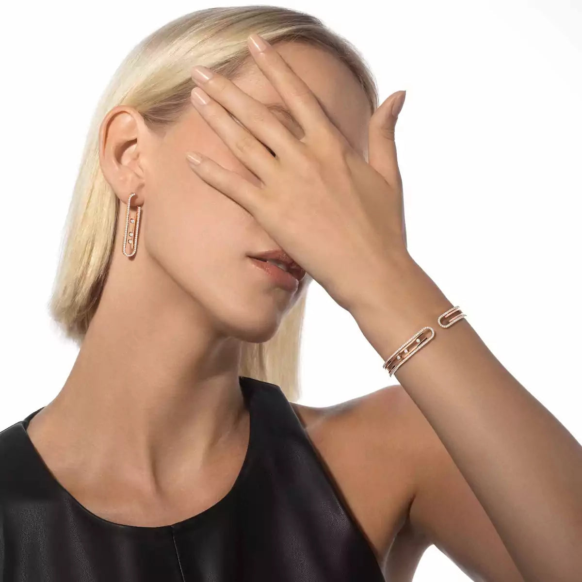 [ORA]Diamond Pendant Earrings Move 10Th