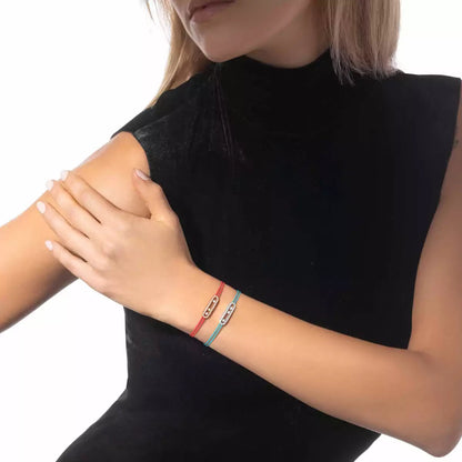 [ORA]Messika Care(s) pink cord pav¨¦ bracelet