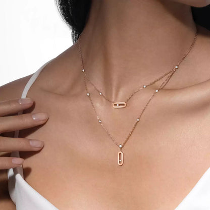 [ORA] Move Uno Diamond Necklace