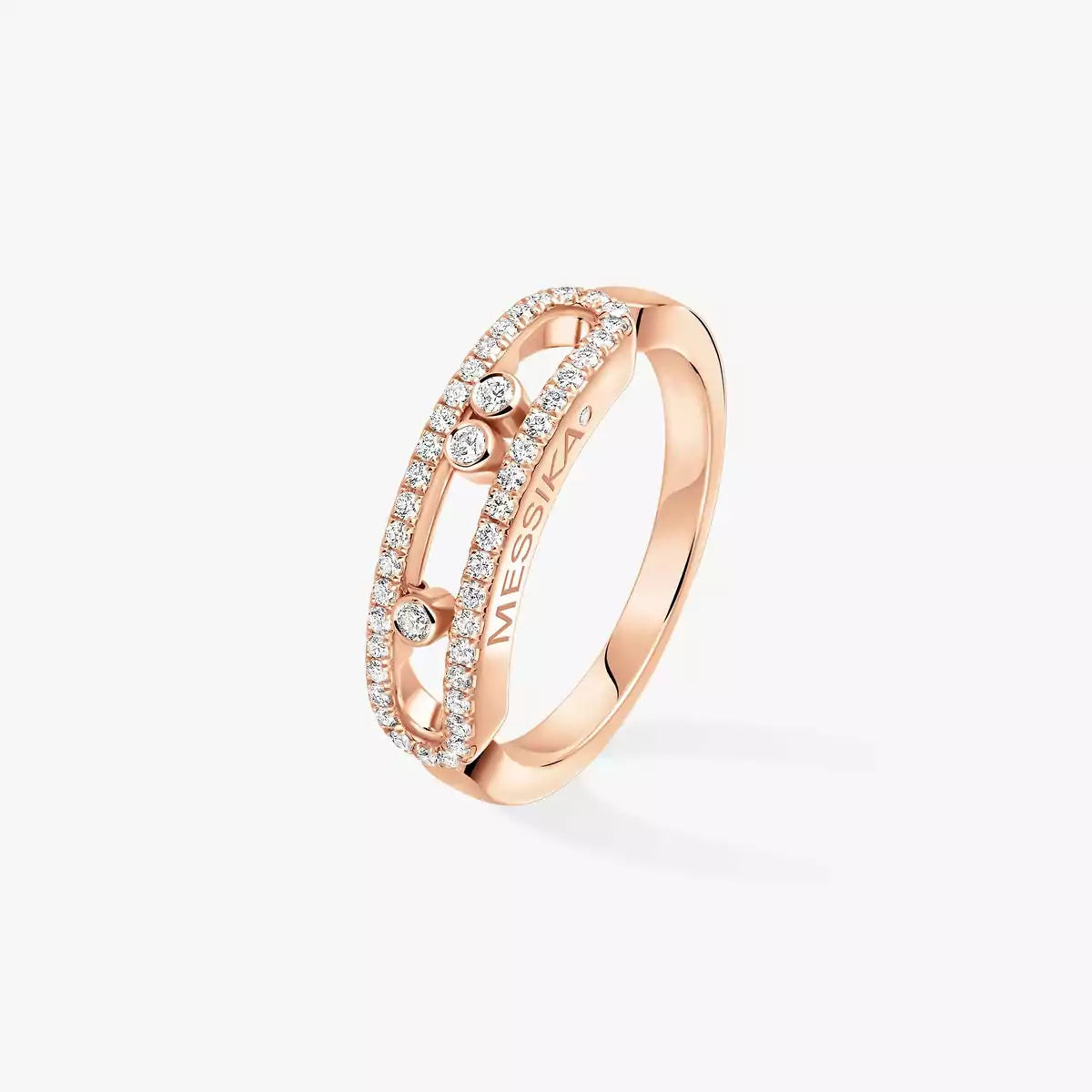 [ORA] Baby Move Gold Diamond Pave_ Ring