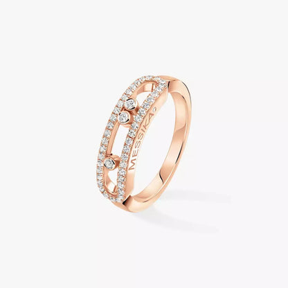[ORA] Baby Move Gold Diamond Pave_ Ring