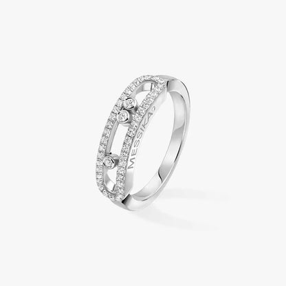 [ORA] Baby Move Gold Diamond Pave_ Ring