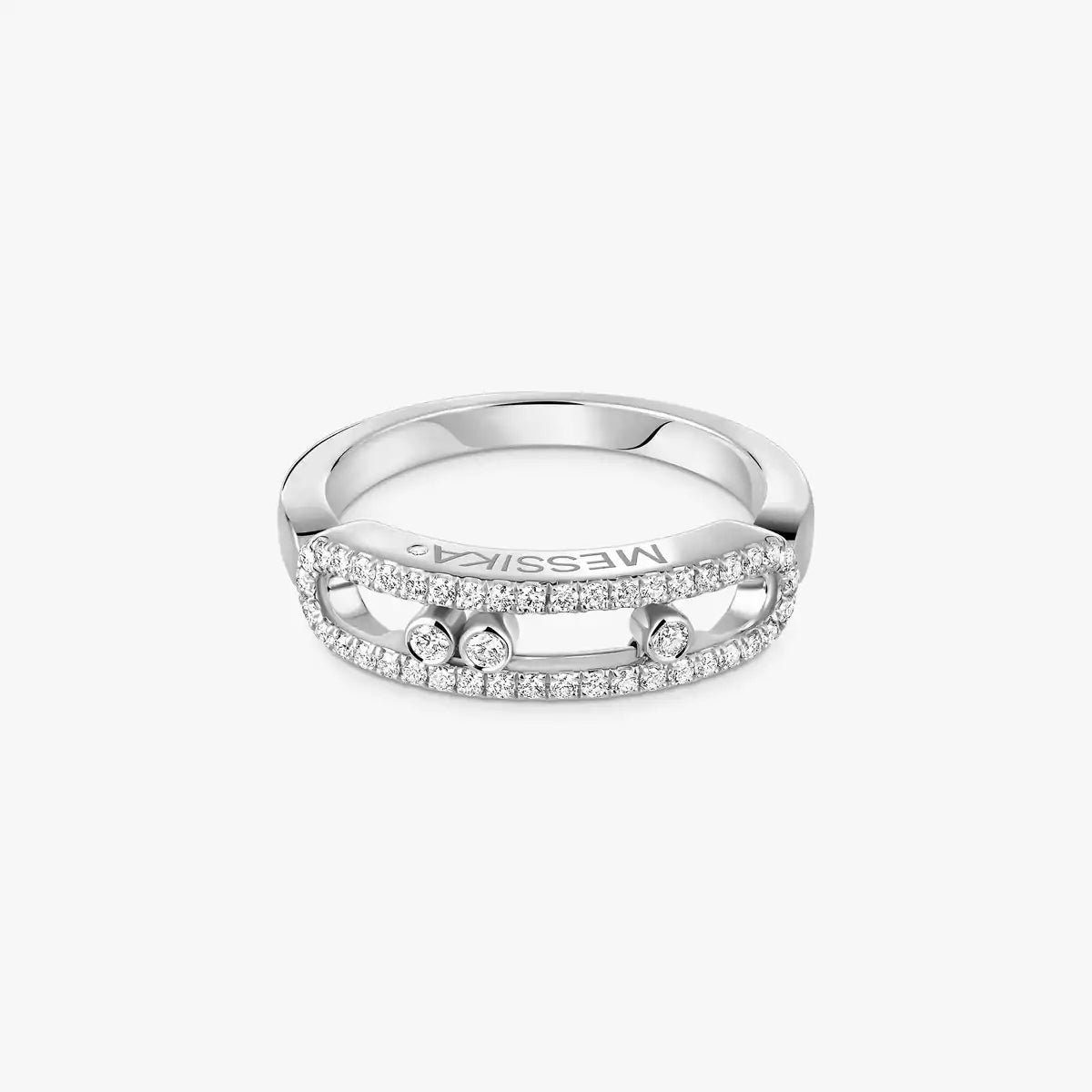 [ORA] Baby Move Gold Diamond Pave_ Ring
