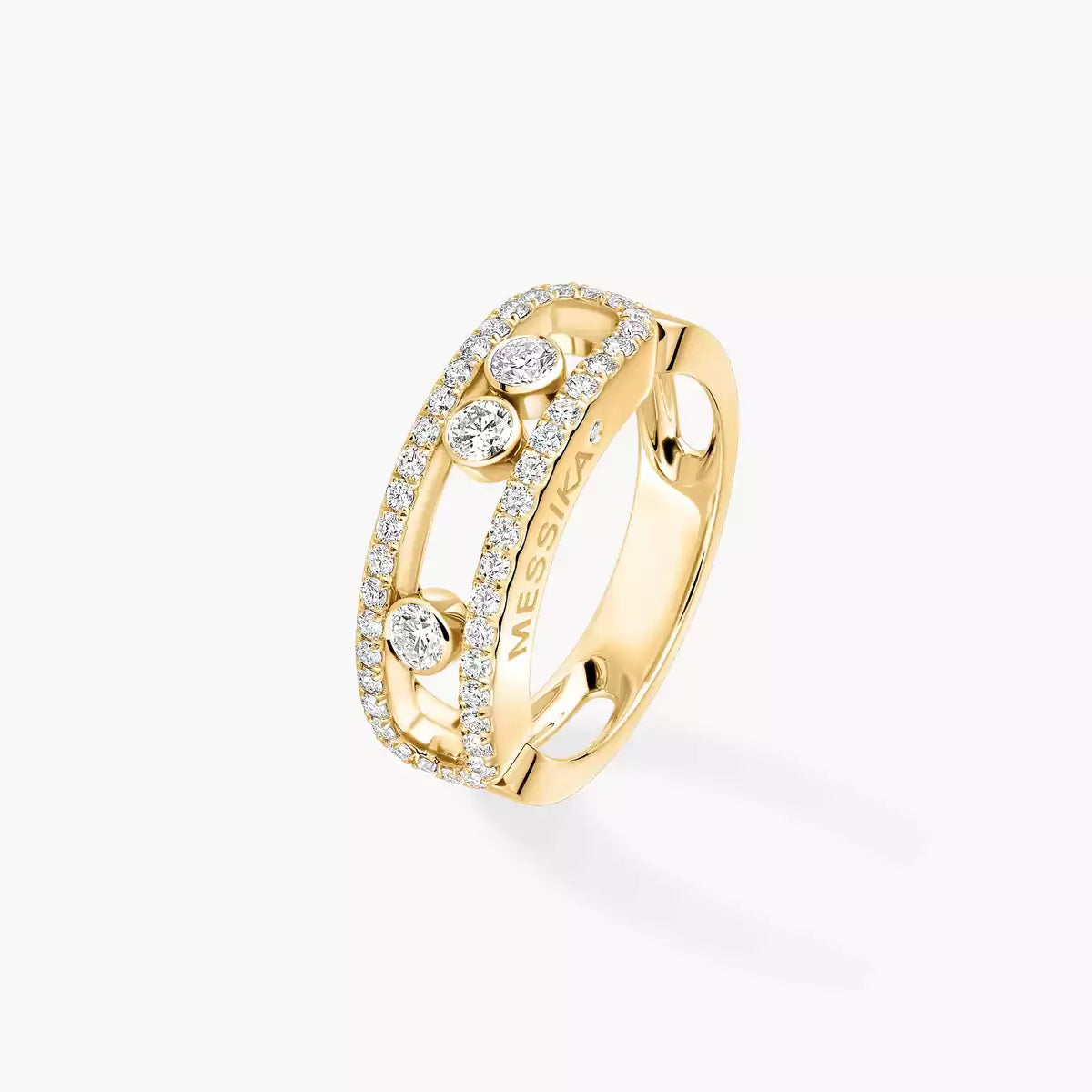 [ORA] Move Gold Diamond Pave_ Ring