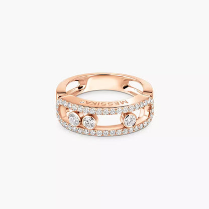 [ORA] Move Gold Diamond Pave_ Ring