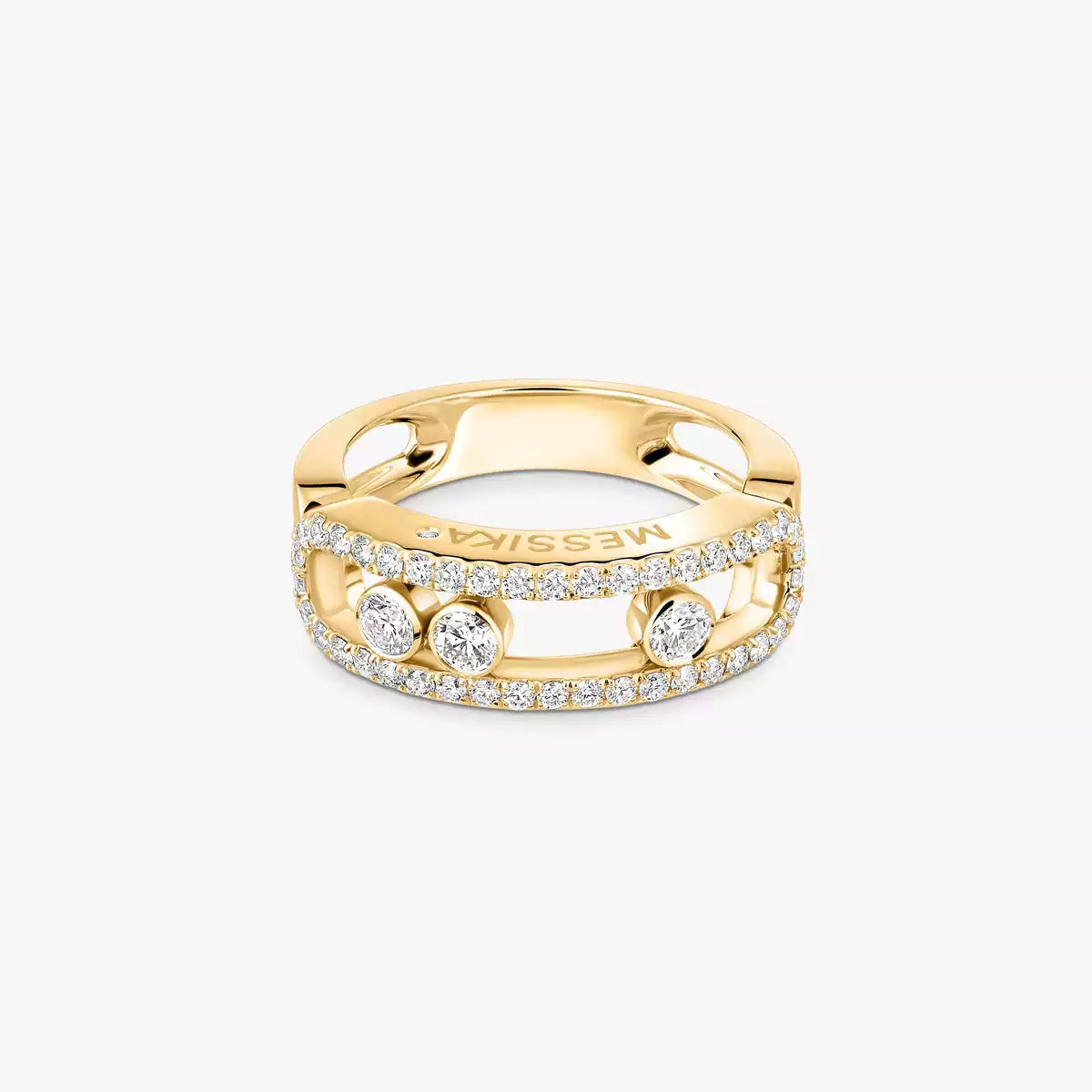 [ORA] Move Gold Diamond Pave_ Ring