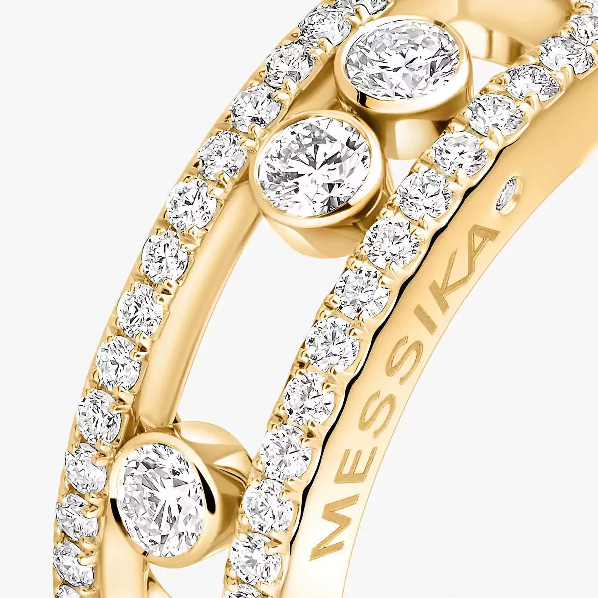 [ORA] Move Gold Diamond Pave_ Ring