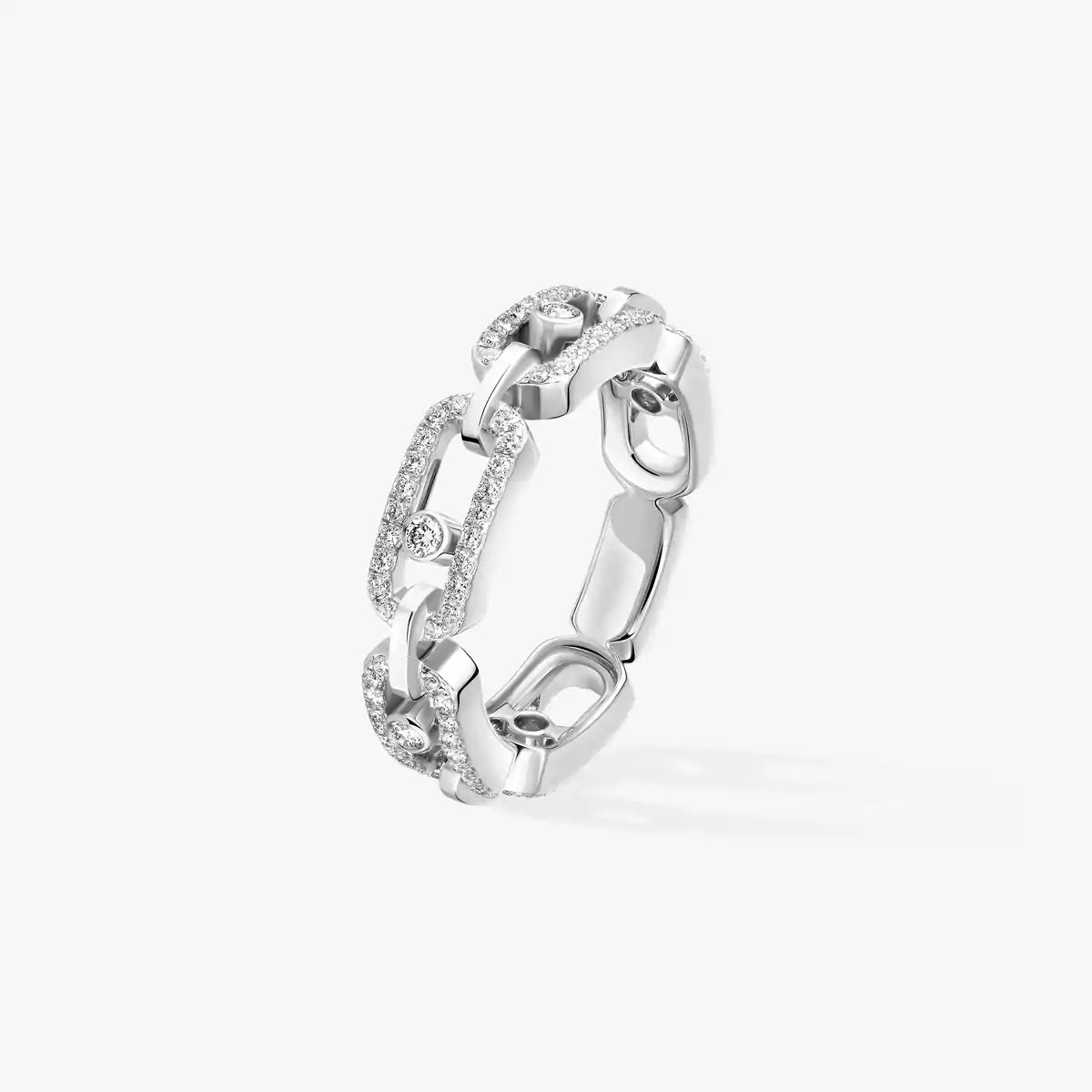 [ORA]Move Link Pave_-Set Diamond Ring in Gold