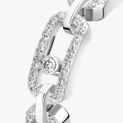 [ORA]Move Link Pave_-Set Diamond Ring in Gold