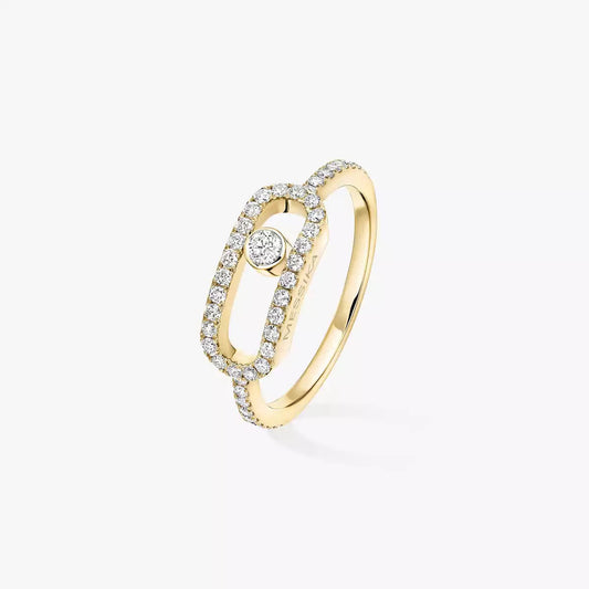 [ORA]Move Uno Diamond Ring in Gold